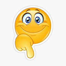 Sticker for Sale avec l'œuvre « Émoticône Emoji pointant vers le bas » de  l'artiste yayayoy | Redbubble